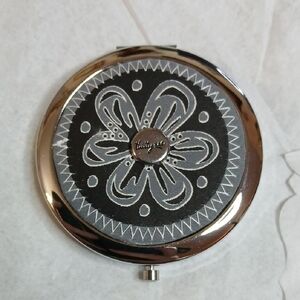 Thirty-One "Black Paisley Parade" Compact Mirror